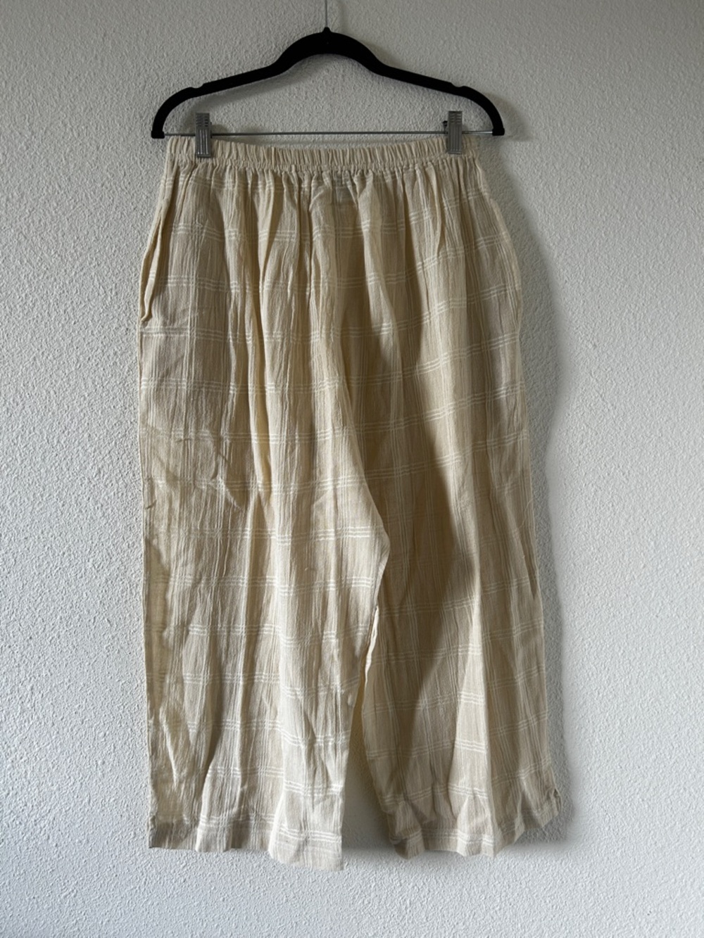 Roman’s Swim Pool Beach Lightweight Swim Coverup Cotton Pants Women’s Large